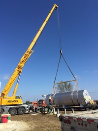 Heater and heater stack lift